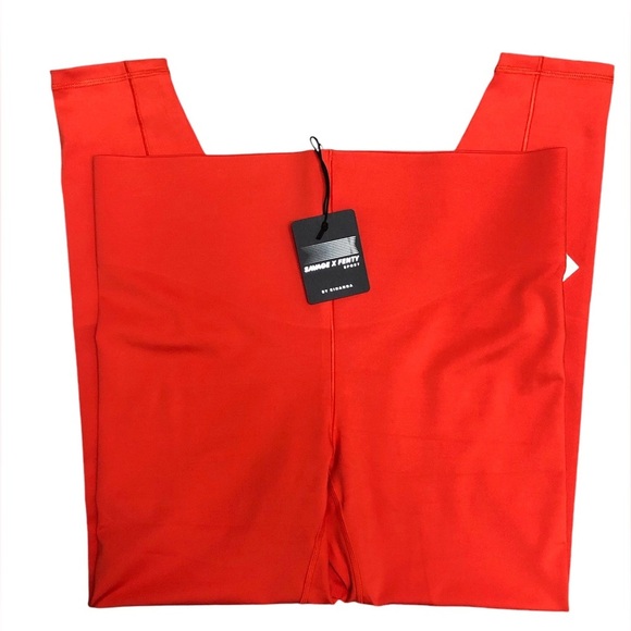 Savage X Fenty Woman’s Hot-line High Waist Leggings Fiesta Red 2X NWT Contouring - Picture 6 of 11